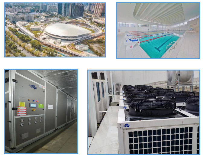 Projet de piscine du centre culturel et sportif Blueway : projet de centre culturel et sportif du district de Shenzhen Longhua