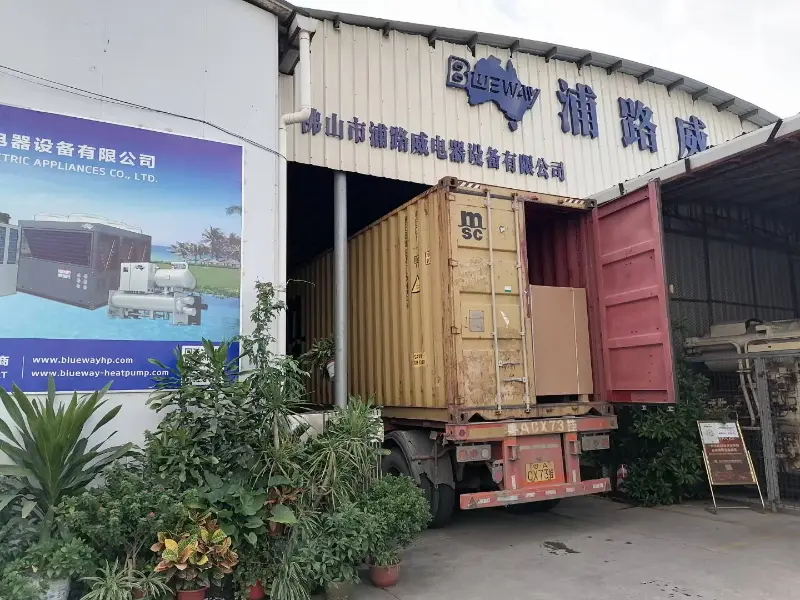 Les pompes à chaleur Inverter basse température de Blueway exportées avec succès vers l'Europe